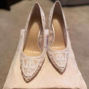 Perfect bridal shoe! Vince Camaro Imagine Olivia 4” Stiletto Pumps